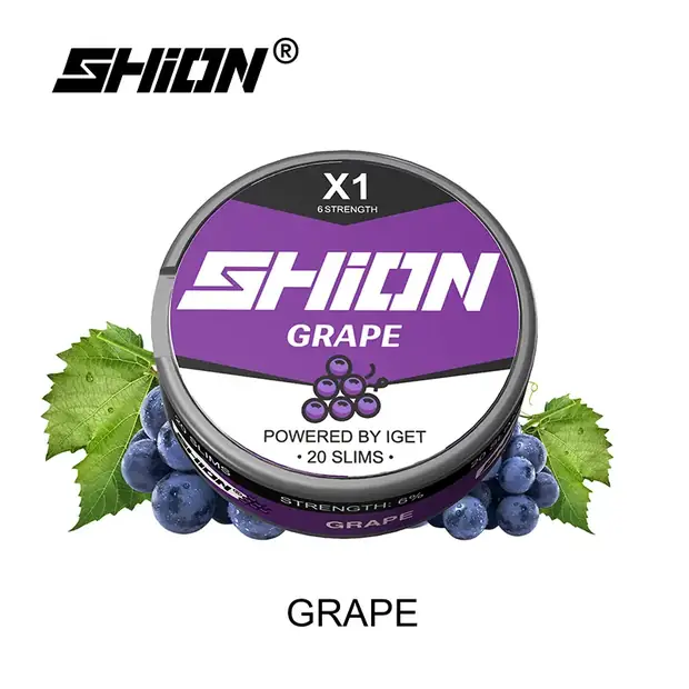 Grape – IGET SHION X1 Nicotine Pouch 6mg Australia