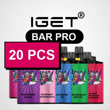 IGET Bar Pro Wholesale 20 Pcs bulk vape carton Australia