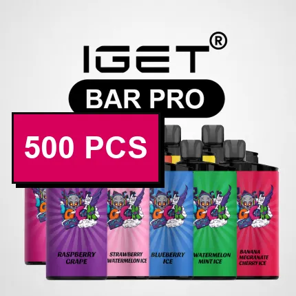IGET Bar Pro Wholesale 500 Pcs bulk vape carton Australia