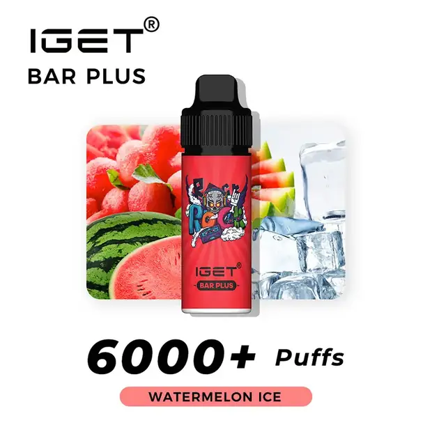 Watermelon Ice – IGET Bar Plus 6000 Puffs disposable vape Australia